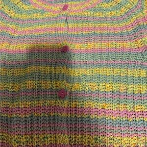 Urban Outfitters Cropped Colorful Sweater
